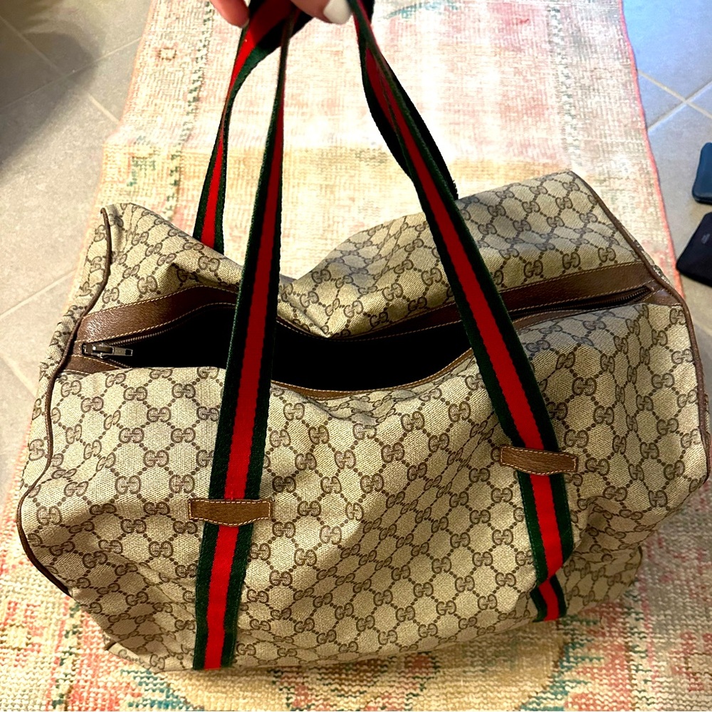 Vintage Gucci Duffle Bag - Picture 1 of 7